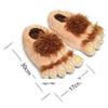 Trendy funny retro savage plush slippers