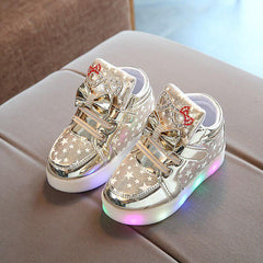 Cute Cartoon LED Shoes For Babies |  Glowing Sneakers for Baby Girls Boys
