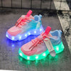 Children's Sports Large Children Mesh Surface Breathable Father Hair Bright Light Shoes