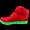 Led Sneakers Red 7 Led Colors with Remote | Dancing Led Light Shoes  | Kids Led Light Shoes  | Led Light Shoes For Men  | Led Light Shoes For Women | ledlegs.