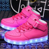 Led Sneakers For Kids Light Up Pink  | Kids Led Light Shoes | ledlegs.