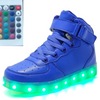 Led Sneakers Blue 7 Led Colors - Blue  | Kids Led Light Shoes  | Led Light Shoes For Men | ledlegs.