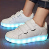 whatagift.com.au Beige / 1 Led USB charging glowing Sneakers for Children