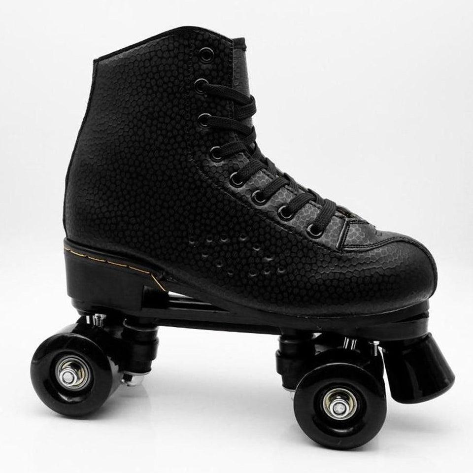 Flash Roller Skates Led Lighting Shoes Black  | Led Light Roller Skates | ledlegs.