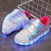 whatagift.com.au Led USB charging glowing Sneakers for Children