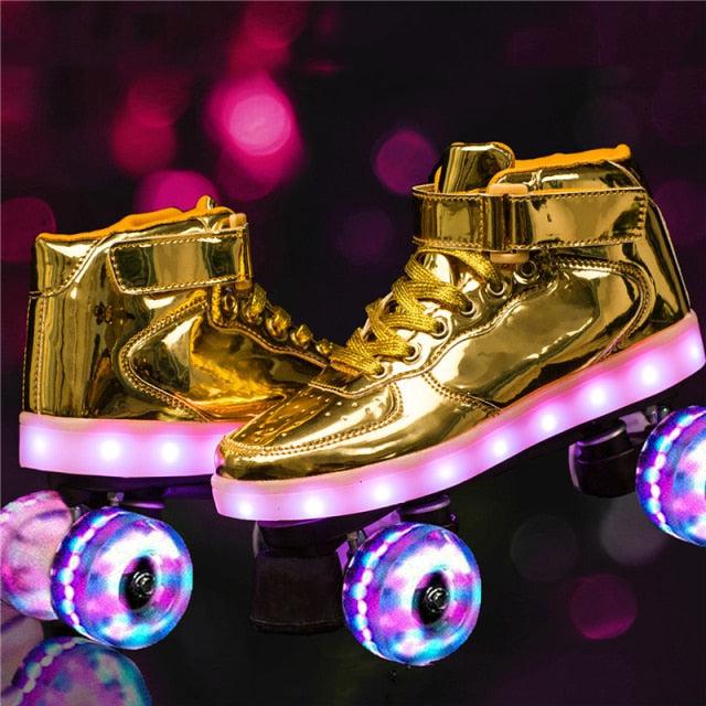 Roller Skates With Lights | Led Lights Roller Skates For Adults And Teens | ledlegs.